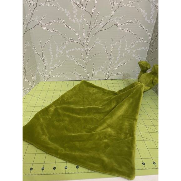 Dinosaur TRex Lovey Green Security Blanket Plush Baby Toy - Picture 4 of 7